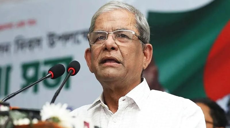 দুর্গাপূজায় দলীয় নেতা-কর্মীসহ জনসাধারণকে সজাগ থাকার আহ্বান মির্জা ফখরুলের